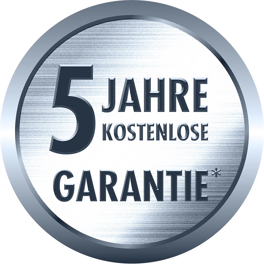 5 Jahre Garantie