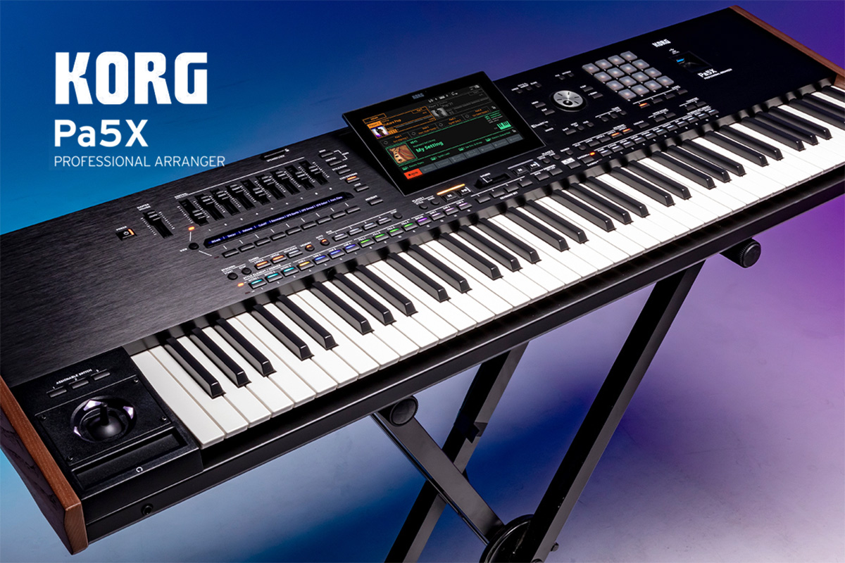 Neues Betriebs-System 1.3.1 für die Korg Pa5X Serie