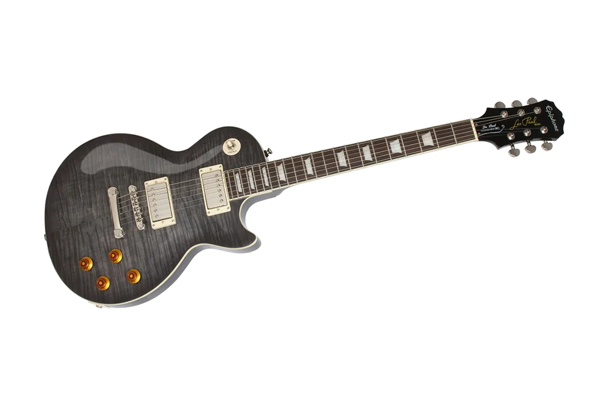 Epiphone Les Paul Standard Plustop Pro Trans Black
