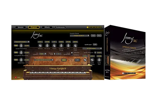 Synthogy Ivory II Upright Pianos